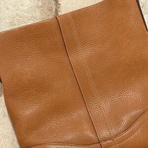 Coach Brown Leather Handcrafted Bag